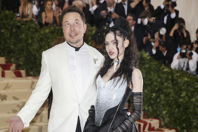 Elon Musk, Grimes | Elon in Claire sta lani dobila sina, ki ga kličeta X. | Foto Reuters