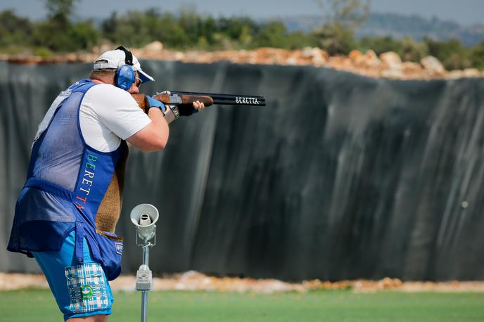 Boštjan Maček | Boštjan Maček je dvodnevno tekmo v trapu na evropskem prvenstvu v Larnaki končal na 15. mestu. | Foto Stanko Gruden, STA