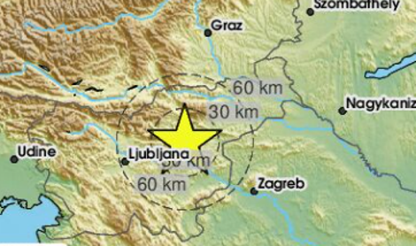 Potres v Sloveniji: Stresla se je cela hiša