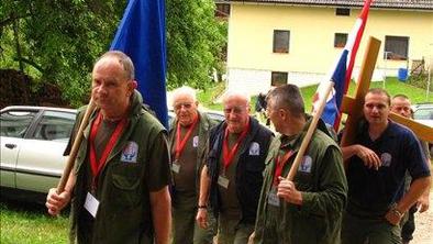 Protest slovenskih in hrvaških borcev zaradi nošnje ustaških uniform na slovesnostih