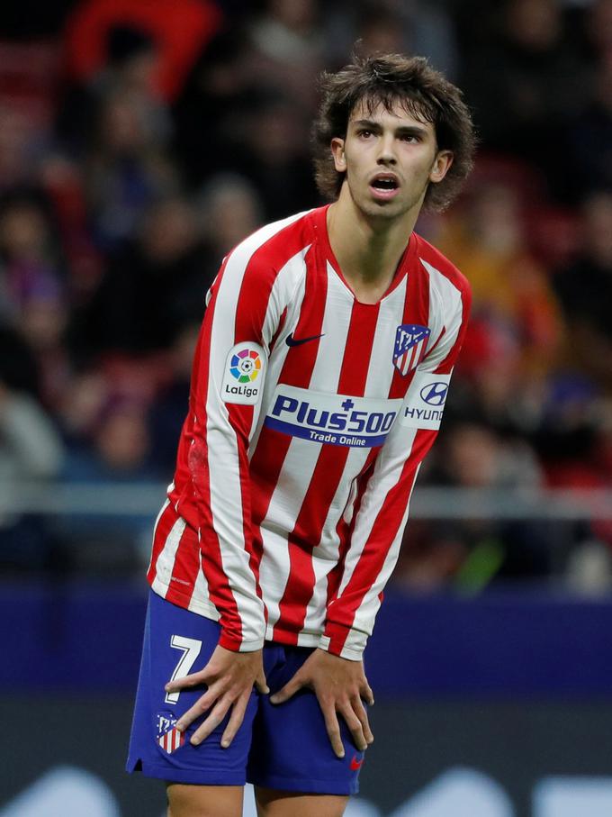 Joao Felix je trenutno najvrednejši nogometaš španske lige in seveda tudi Atletica Madrida. | Foto: Reuters