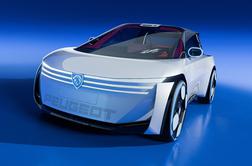 Peugeotova vizija majhnega avtomobila: med volanom in kolesi elektronski signali #foto