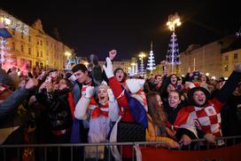 Zagreb navijači slavje