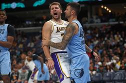 V živo: Luka Dončić navdušuje v Memphisu, izjemen preobrat Lakersov!