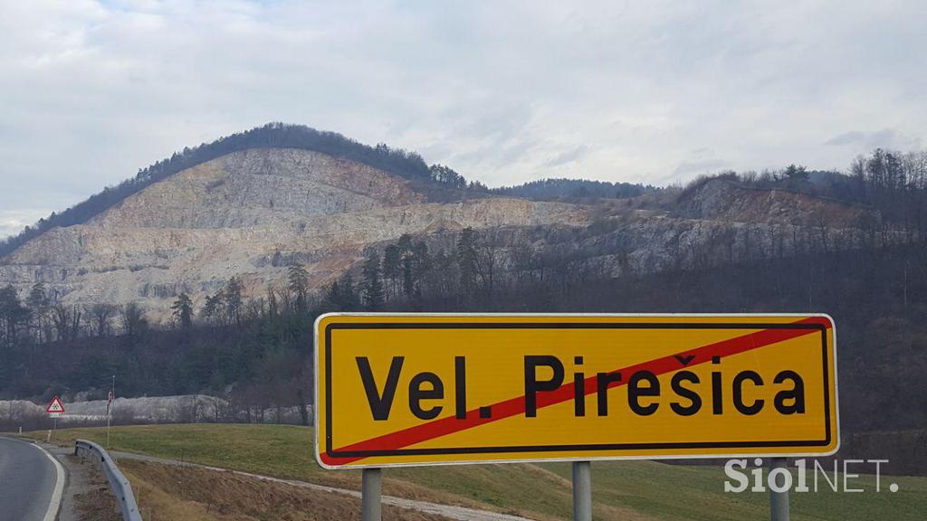 Velika Pirešica, kamnolom