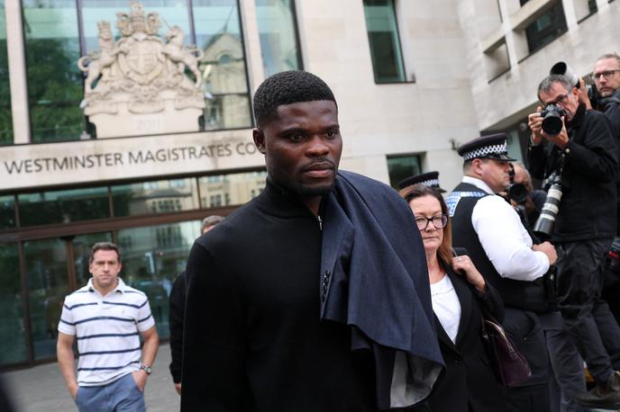 Thomas Partey | Thomas Partey, nekdanji član Arsenala, ki je bil obtožen posilstva in spolnega napada, je na sodišču v Londonu dobil pogojno kazen, vendar so ga izpustili na prostost. | Foto Reuters