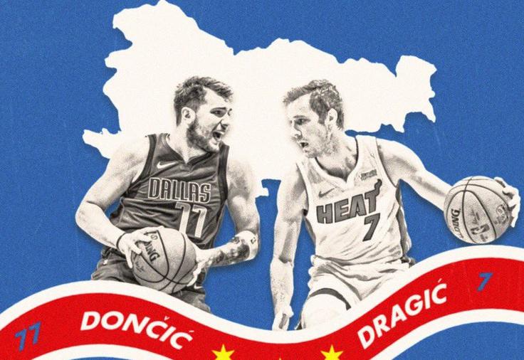 Obračun slovenskih zvezdnikov je vedno v ZDA privabil slovenske ljubitelje košarke, ki pa zaradi koronavirusa januarskega obračuna ne bodo mogli spremljati neposredno v dvorani, ki so v ZDA tako ali tako zaprte za gledalce. | Foto: 