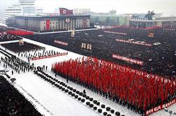 Severnokorejci množično v podporo Kim Jong Unu