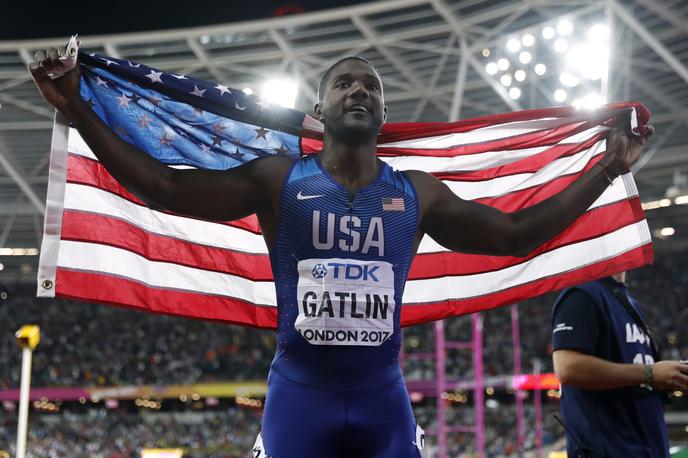 Justin Gatlin 100 m finale | Justin Gatlin je tudi uradno končal bogato atletsko kariero. | Foto Reuters