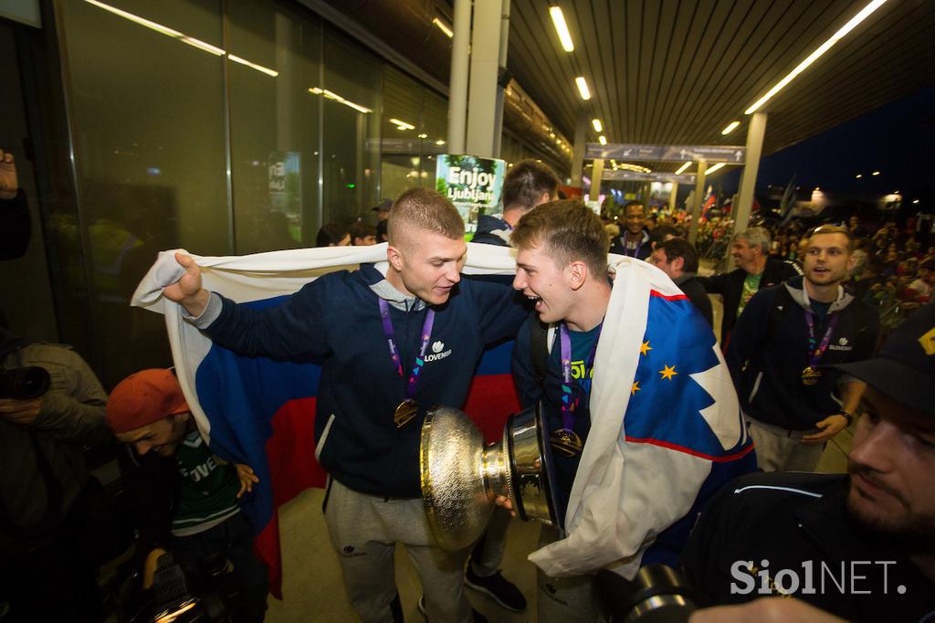 Brnik sprejem eurobasket 2017