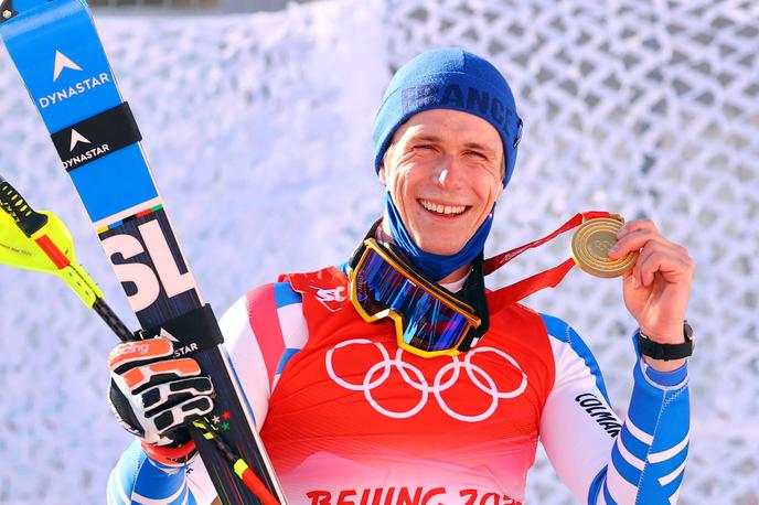 Clement Noel zlata kolajna slalom | Clement Noel ima svojo prvo olimpijsko kolajno. | Foto Reuters