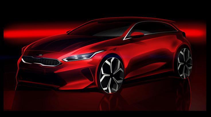 Uradna skica nove kia ceed. | Foto: Kia