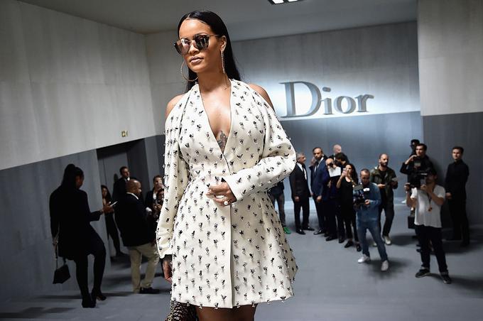 Rihanna na modni reviji Diorja | Foto: Getty Images