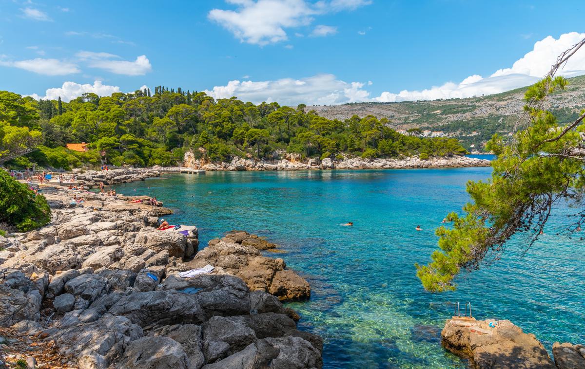 Otok Lokrum | Otok Lokrum, kjer so v torek opazili kita, leži dobrih šeststo metrov od Dubrovnika. | Foto Shutterstock