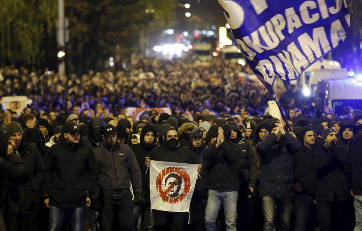 Navijaška skupina Bad Blue Boys je že dalj časa v sporu z Zdravkom Mamićem. | Foto: Reuters