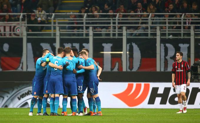 Arsenal se je veselil velike zmage. | Foto: Reuters