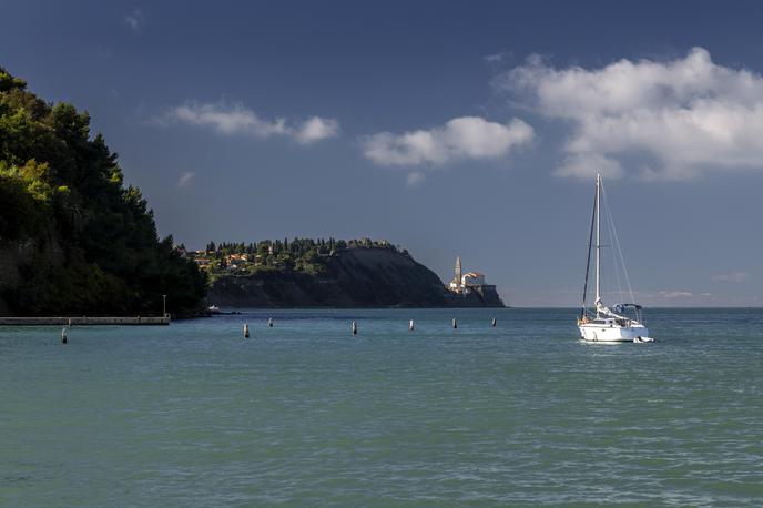 Piran | V Slovenij so redka krajevna imena, ki imajo predslovanski izvor. Največ jih najdemo na zahodu Slovenije. Med njimi je tudi Piran, ki je imel do druge svetovne vojne romansko večino. Na fotografiji: obala pri Piranu. | Foto Guliverimage
