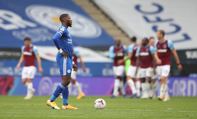 Leicester City je v nedeljo doživel hud domač poraz proti West Hamu. | Foto: Reuters