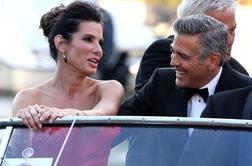 Clooney ni razočaral: tokrat se je ob njem stiskala Sandra Bullock