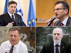 Borut Pahor, Zoran Janković, Marjan Šarec, Milan Brglez