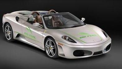 Ferrari F430 spider biofuel