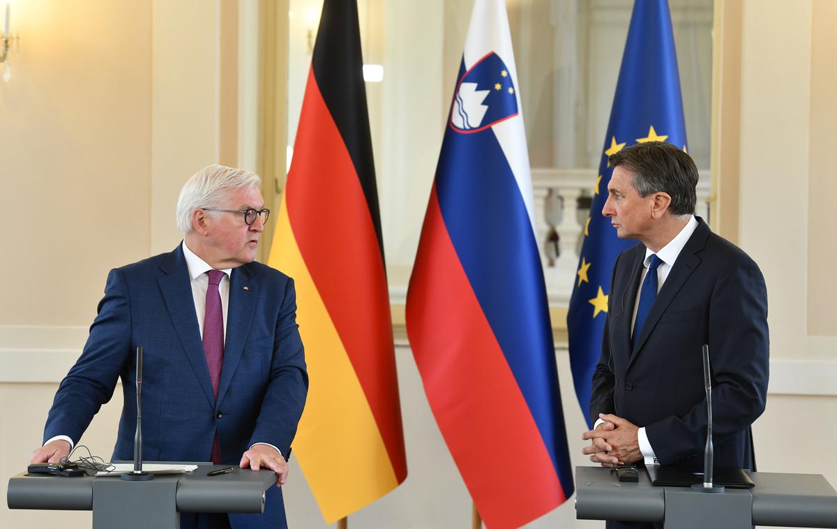 Borut Pahor, Frank-Walter Steinmeier | Foto STA