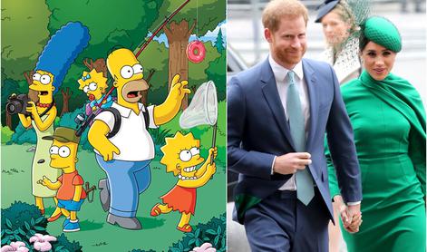 Princ Harry in Meghan v Simpsonovih? #video
