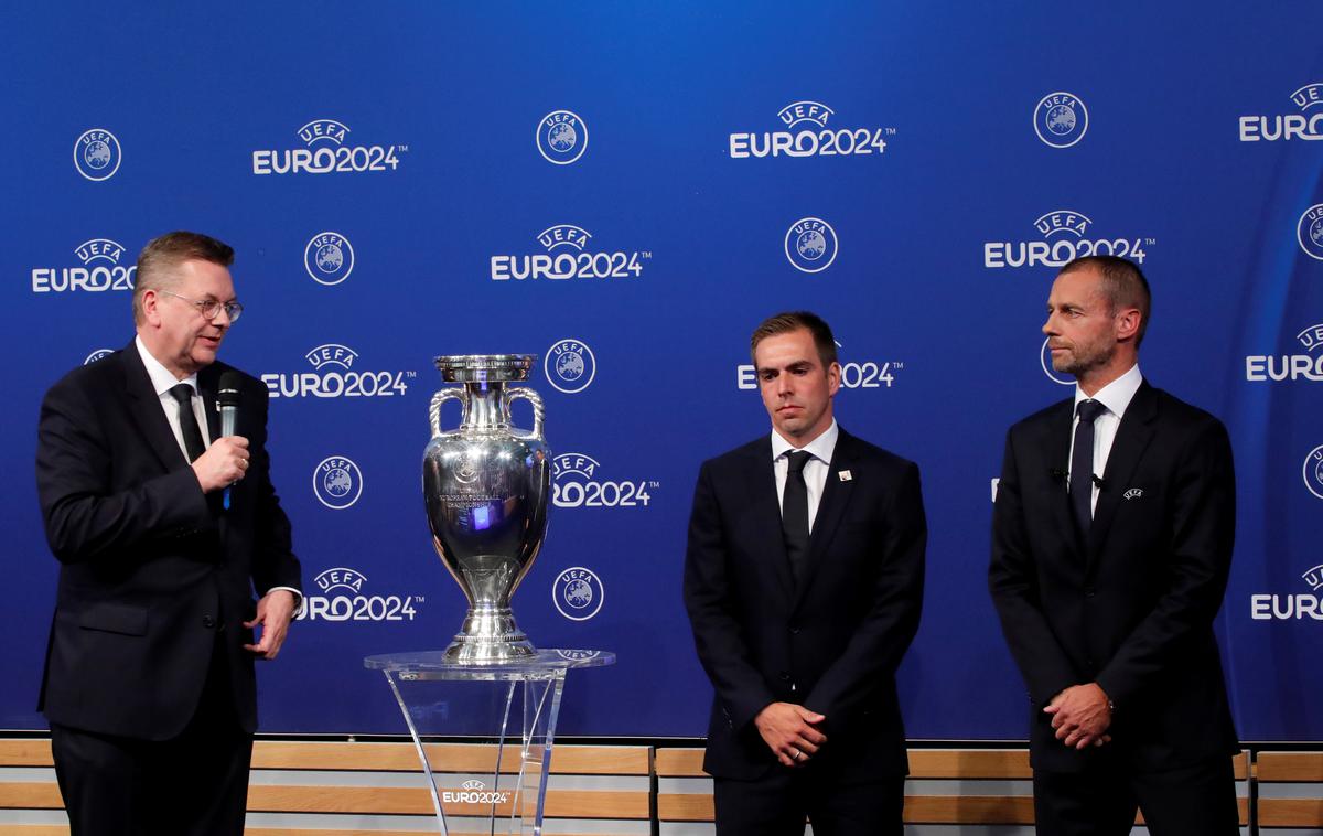 uefa ep 2024 | Evropsko prvenstvo v nogometu bo leta 2024 gostila Nemčija. Gostiteljico je razglasil Aleksander Čeferin. | Foto Reuters