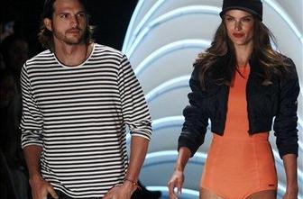 Ashton in Alessandra skupaj na modni brvi 