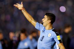 Luis Suarez na naslednjih dveh tekmah Urugvaja ne bo igral