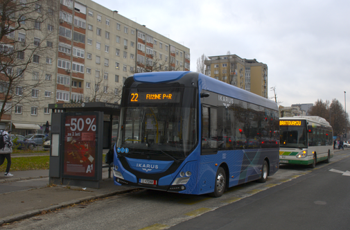 Se spomnite Ikarusa? Njihov novi avtobus prvič tudi v Ljubljani. #foto