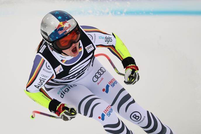 Emma Aicher do zmage, Lindsey Vonn znova na stopničkah, Ilka Štuhec odstopila