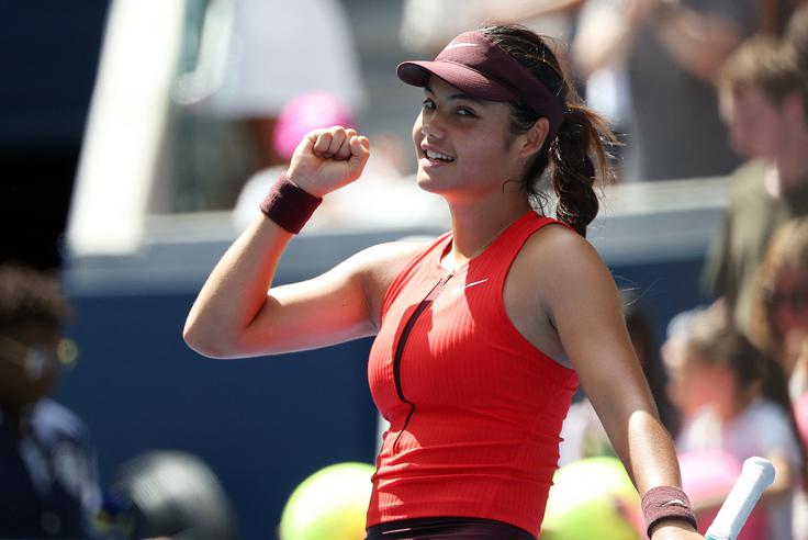 Emma Raducanu je zmagala prvič v New Yorku po štirih letih. | Foto: Reuters