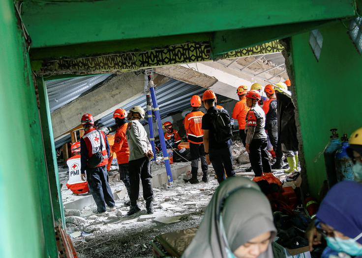 Indonezija, šola, nesreča | Foto: Reuters