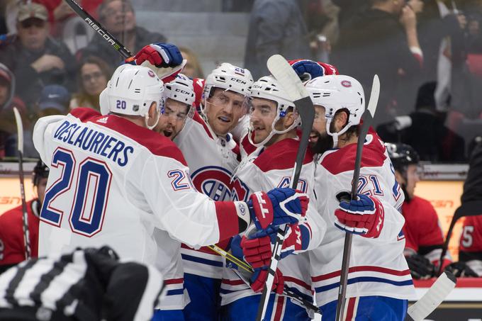 Montreal Canadiens so še drugič v nekaj dneh ugnal Ottawo. | Foto: Reuters