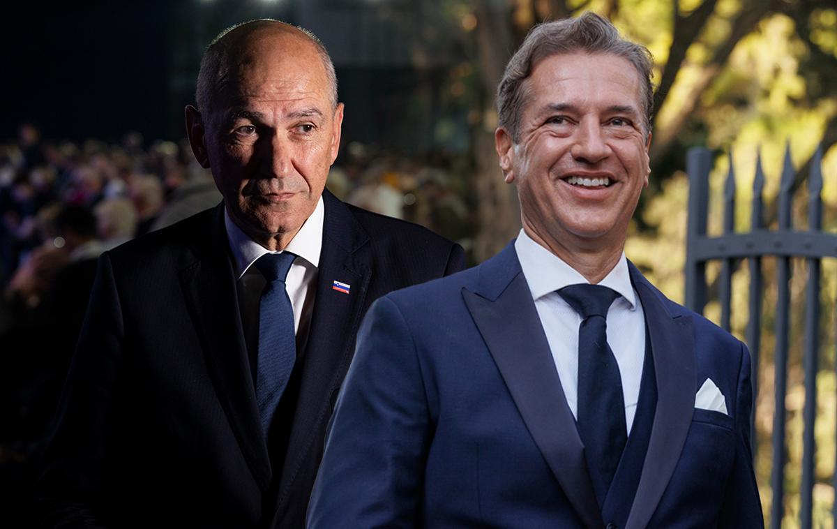 Janez Janša, Robert Golob | Golobova stranka ostaja glavni tekmec SDS in ključen igralec v prihajajočem predvolilnem obdobju. | Foto Bojan Puhek, STA