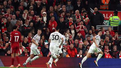 Maguire poskrbel za popoln Šeškov debi na Anfieldu