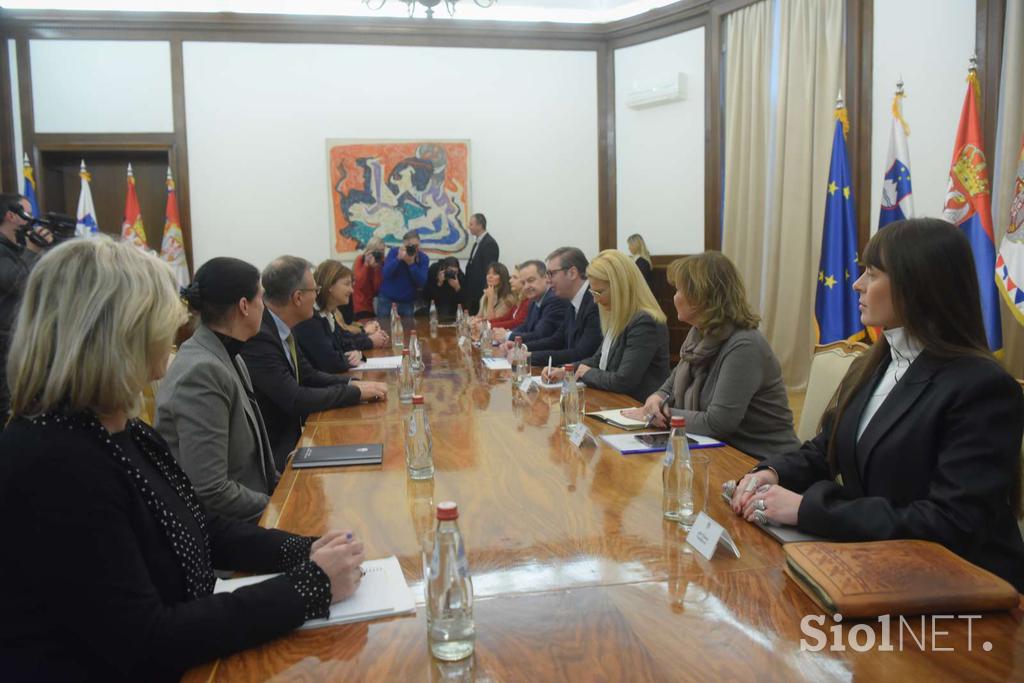 Tanja Fajon, Ivica Dačić, Aleksandar Vučić, Ana Brnabić