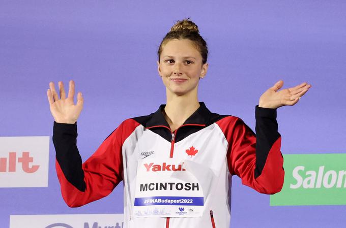 15-letna Summer McIntosh je svetovna prvakinja. | Foto: Reuters