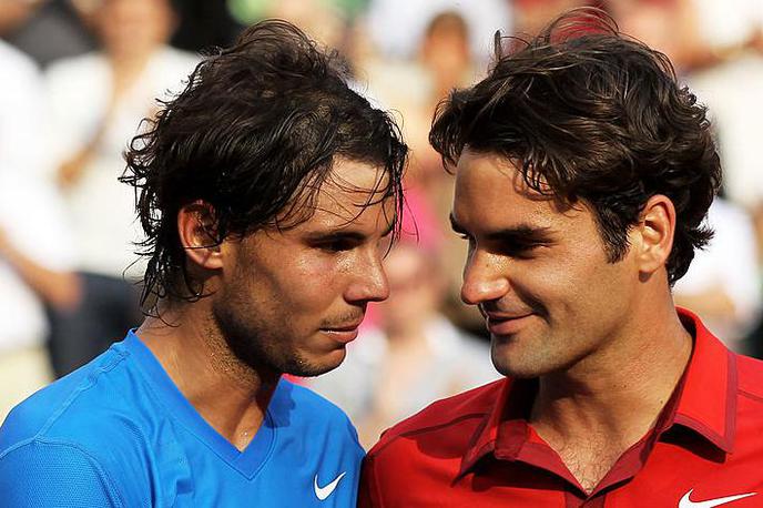 Roger Federer, Rafael Nadal | Roger Federer na svetovni lestvici zaostaja za Rafaelom Nadalom, a je pred njim na seznamu nosilcev. | Foto Gulliver/Getty Images