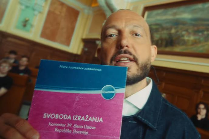 Zlatko Klepc pada | Prizor iz videospota, ki ga je Zlatko posnel za skladbo Klepc pada. | Foto YouTube