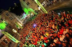 1500 "nočnih tekačev" osvojilo Ljubljanski grad