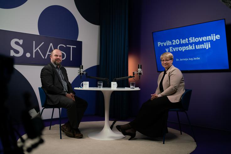 Tokratni Spotkast je namenjen evropskim temam in prvim dvajsetim letom Slovenije znotraj Evropske unije. | Foto: Jan Lukanović