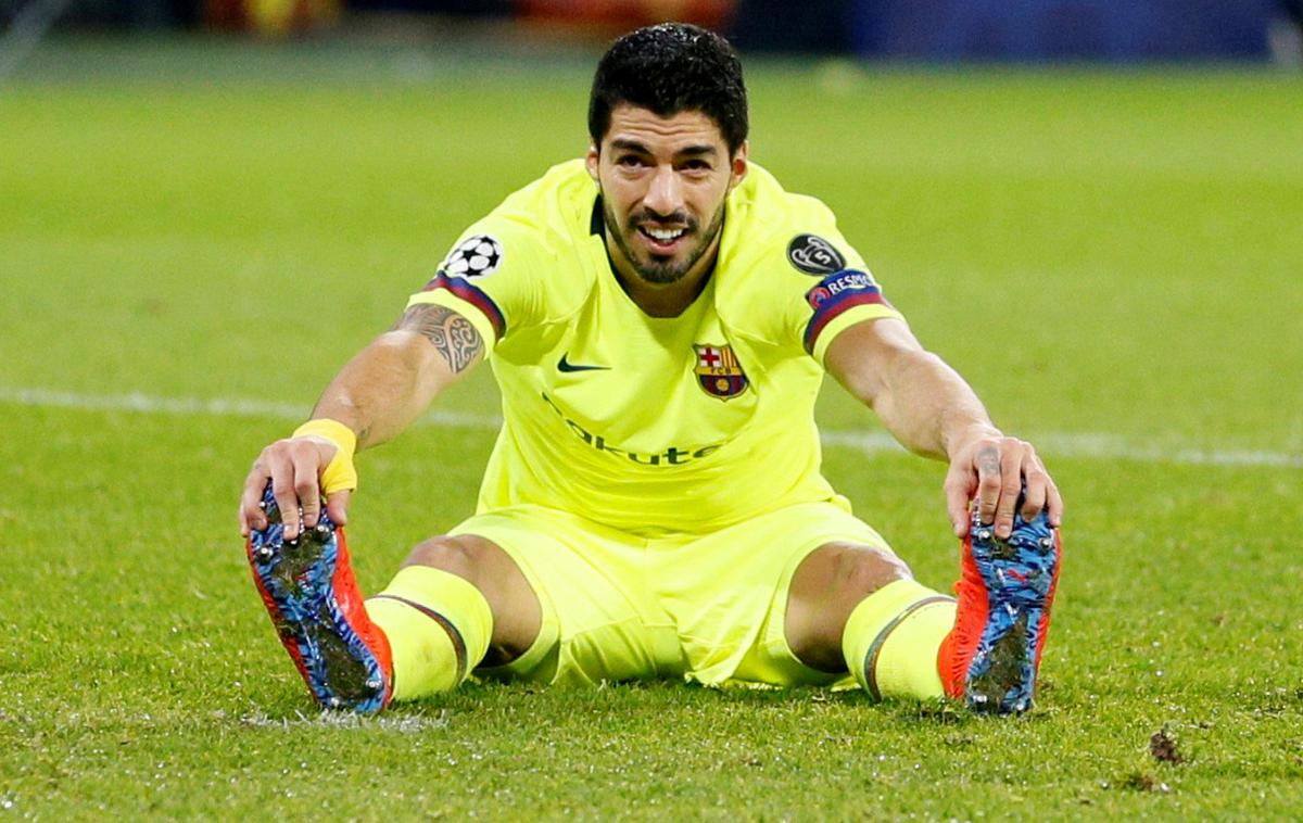 Luis Suarez | Luis Suarez ni dosegel zadetka v gosteh v ligi prvakov že tri leta in pol. | Foto Reuters