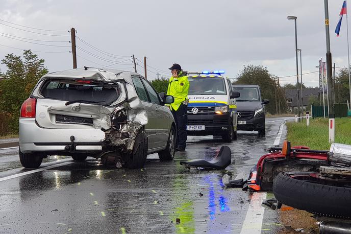 Nesreča motorista | Foto Mediaspeed