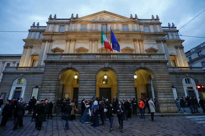 La Scala | V sloviti italijanski operni hiši so po plazu kritik prekinili sodelovanje s savdskim ministrstvom za kulturo. | Foto Reuters