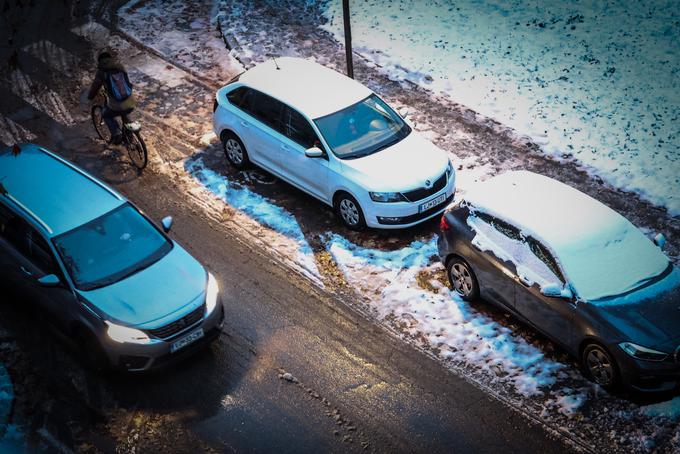 Tako je bilo zjutraj v Ljubljani. | Foto: Ana Kovač