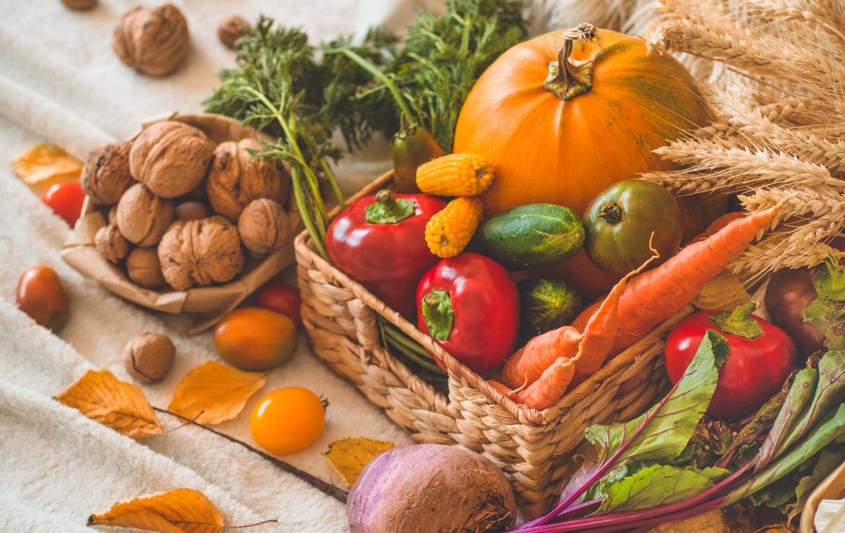 jesen, zelenjava, sadje, buče | Sadje in zelenjava sta po navedbah ministrstva v večji meri slovenskega porekla, z izjemo tistega, ki ga ni mogoče gojiti pri nas. | Foto Shutterstock