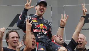 Vettel pridirkal 12.000 € nagrade tudi čistilcem pri Red Bullu