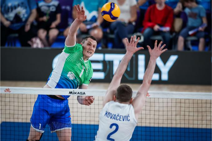 Tonček Štern je vknjižil 22 točk, od tega kar osem asov. | Foto: Volleyball World